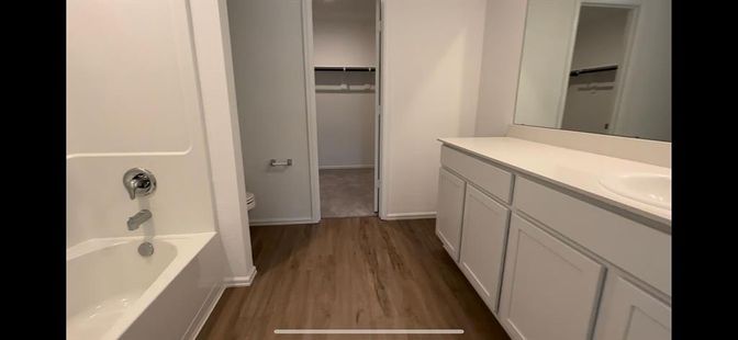 Bathroom, Interior, Wood Texture Flooring