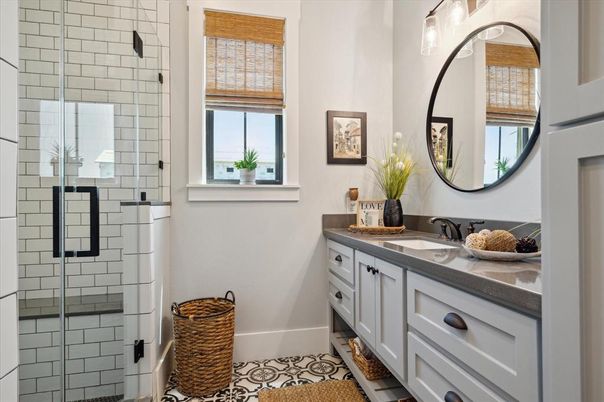 Bathroom, Glass Shower, Interior