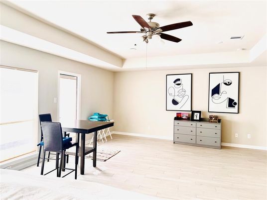 Dining room, Interior, Wood Texture Flooring