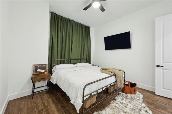 Bedroom, Interior, Wood Texture Flooring