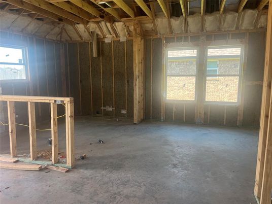 Empty room, Interior, Wooden Beams, Wooden Walls
