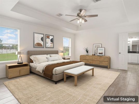 Bedroom, Interior, Wood Texture Flooring
