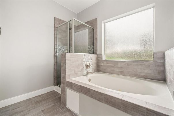 Bathroom, Interior, Wood Texture Flooring
