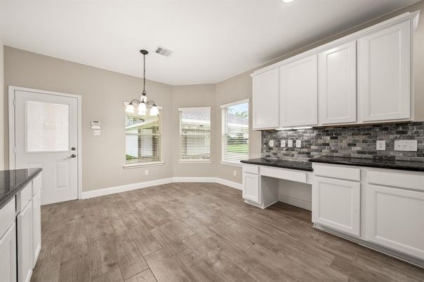 Chandelier, Interior, Kitchen, Pendant Lights, Recessed Lighting, Wood Texture Flooring