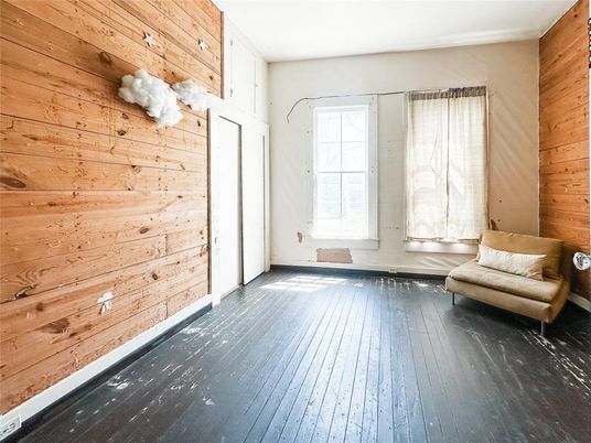 Empty room, Interior, Wooden Ceilings, Wood Texture Flooring, Wooden Walls