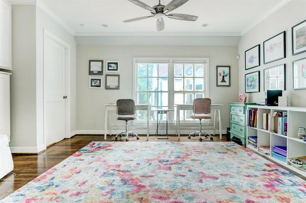 Home Office, Interior, Wood Texture Flooring