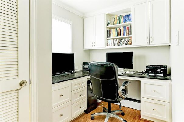 Home Office, Interior, Wood Texture Flooring