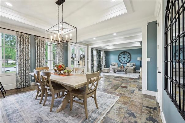 Dining room, Interior, Living room, Pendant Lights, Recessed Lighting