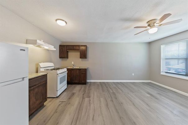 Interior, Kitchen, Wood Texture Flooring