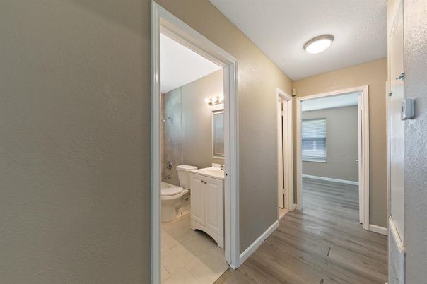 Bathroom, Interior, Wood Texture Flooring
