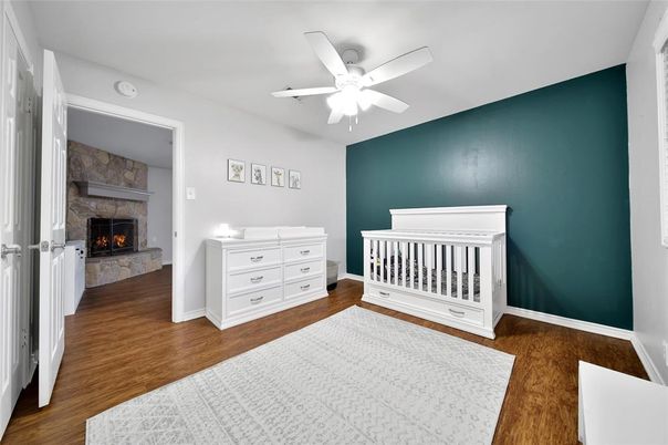 Fireplace, Interior, Wood Texture Flooring
