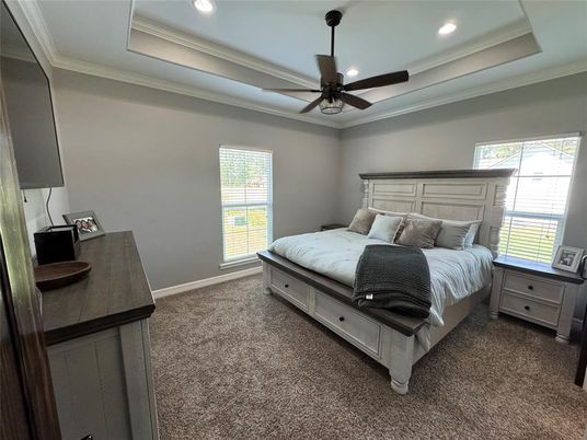 Bedroom, Interior, Recessed Lighting