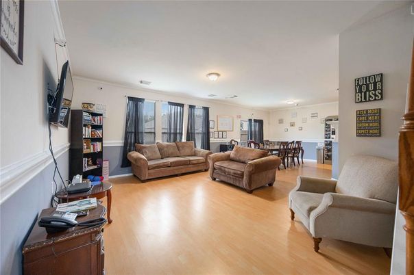 Dining room, Interior, Kitchen, Living room, Wood Texture Flooring