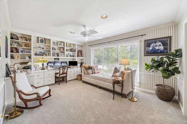 Home Office, Interior, Recessed Lighting