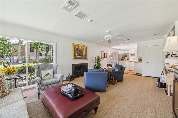 Fireplace, Interior, Living room, Recessed Lighting