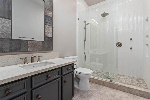 Bathroom, Glass Shower, Interior