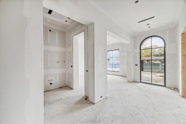 Empty room, Interior, Recessed Lighting