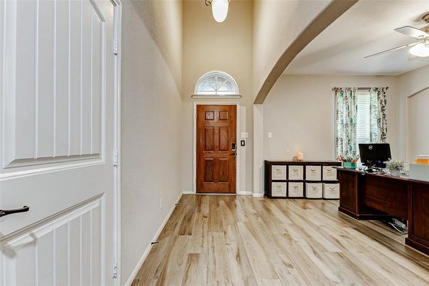 Home Office, Interior, Wood Texture Flooring