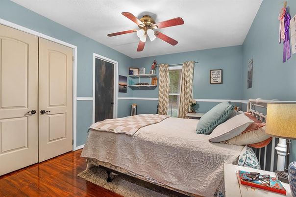 Bedroom, Interior, Wood Texture Flooring