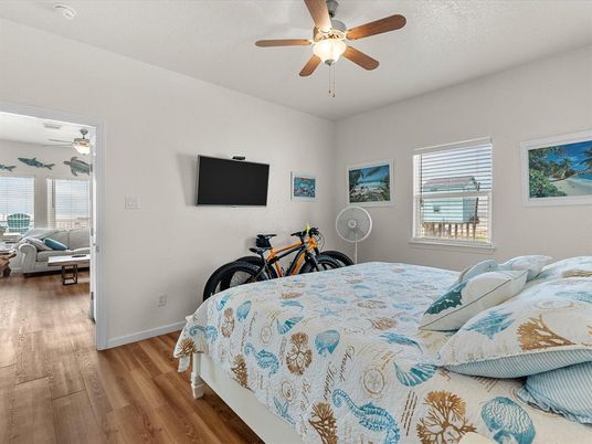 Bedroom, Interior, Wood Texture Flooring