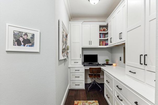 Home Office, Interior, Wood Texture Flooring