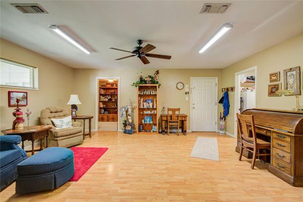 Home Office, Interior, Wood Texture Flooring