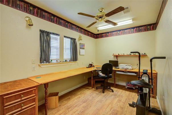 Home Office, Interior, Wood Texture Flooring