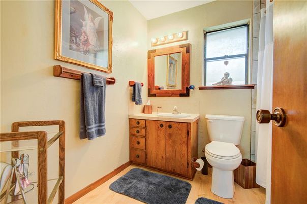 Bathroom, Interior, Wood Texture Flooring
