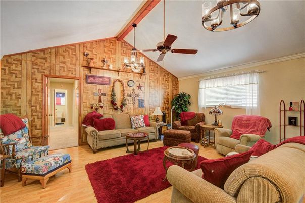Interior, Living room, Wood Texture Flooring, Wooden Walls