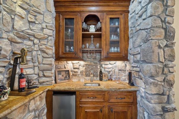Interior, Kitchen, Stone Walls