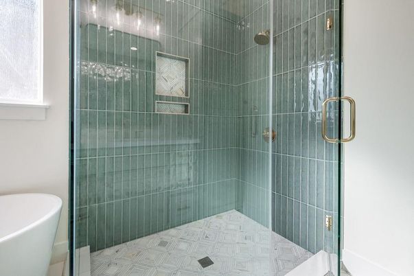 Bathroom, Glass Shower, Interior