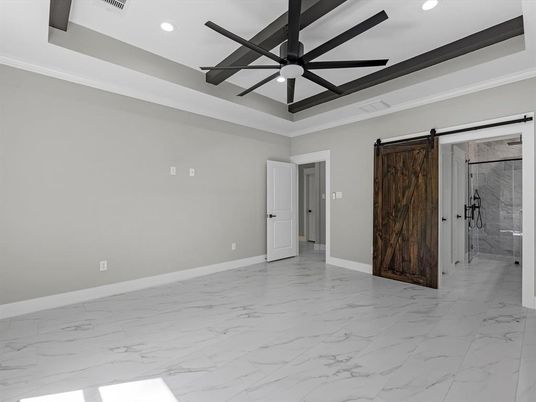 Empty room, Interior, Marble, Recessed Lighting