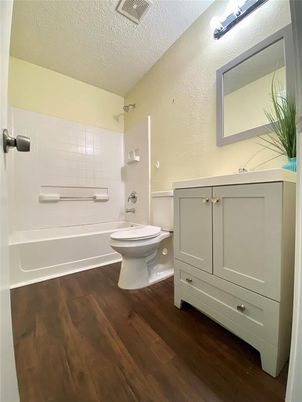 Bathroom, Interior, Wood Texture Flooring