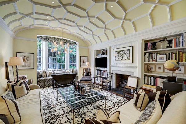 Fireplace, Interior, Living room, Recessed Lighting