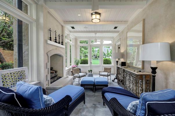 Fireplace, Interior, Living room, Sun Room