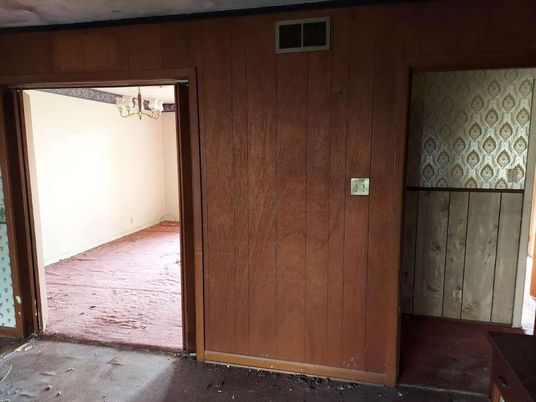 Empty room, Interior, Wooden Walls
