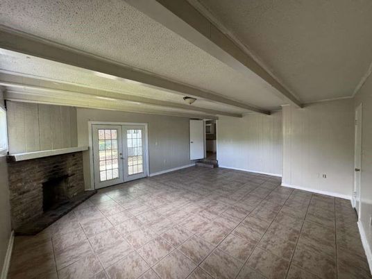 Empty room, Fireplace, Interior