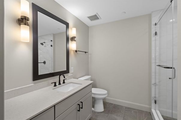 Bathroom, Glass Shower, Interior