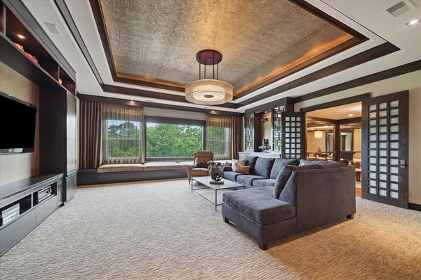 Interior, Living room, Recessed Lighting