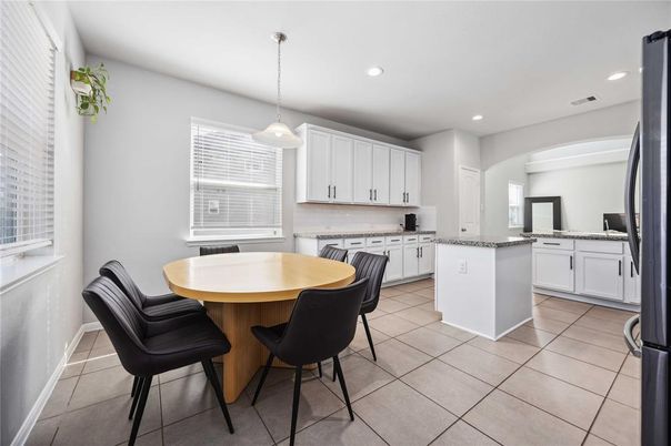 Dining room, Interior, Kitchen, Pendant Lights, Recessed Lighting