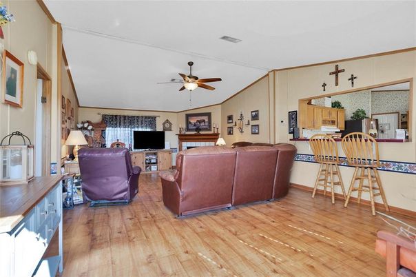 Interior, Kitchen, Living room, Wood Texture Flooring