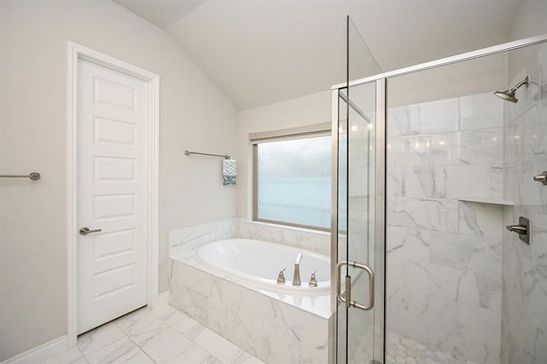 Bathroom, Glass Shower, Interior, Marble, Marble Walls