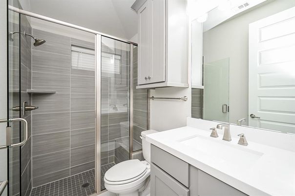 Bathroom, Glass Shower, Interior