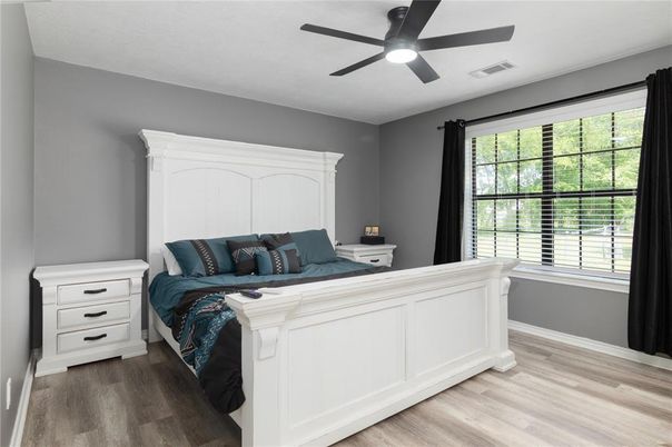 Bedroom, Interior, Wood Texture Flooring