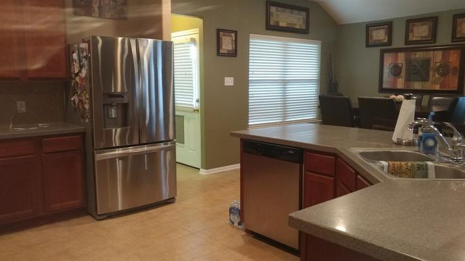 Dining room, Interior, Kitchen, Stainless Steel Appliances