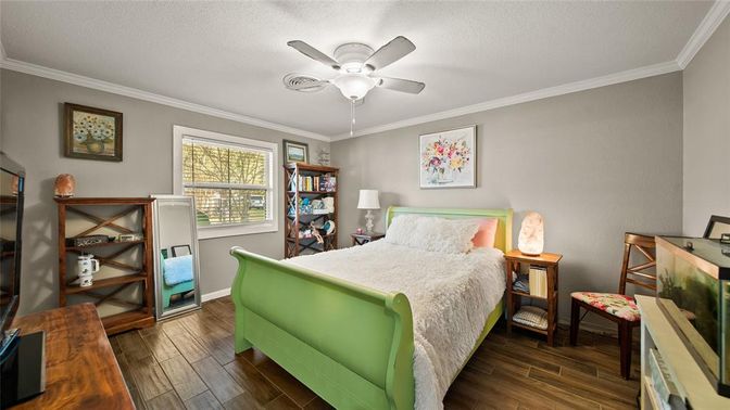 Bedroom, Interior, Wood Texture Flooring