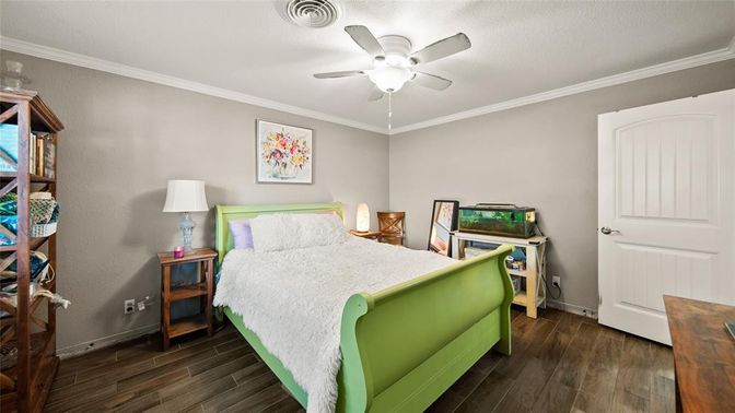 Bedroom, Interior, Wood Texture Flooring