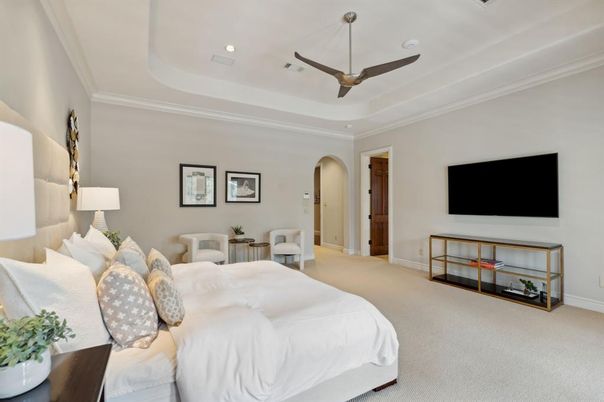 Bedroom, Interior, Recessed Lighting