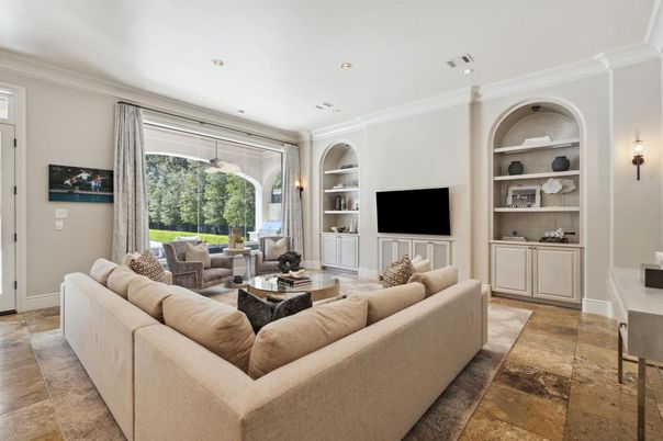 Interior, Living room, Recessed Lighting