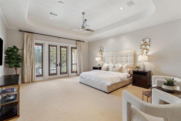 Bedroom, Interior, Recessed Lighting